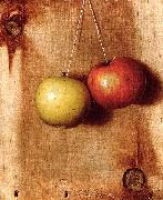 DeScott Evans De Scott Evans: Hanging Apples France oil painting artist